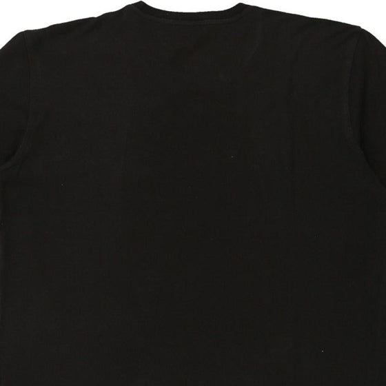 Armani Jeans Graphic T-Shirt - Large Black Cotton