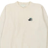 Iceberg Jc De Castelbajac Embroidered Jumper - Large Cream Wool