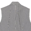 Armani Jeans Striped Shirt - Large Grey Cotton