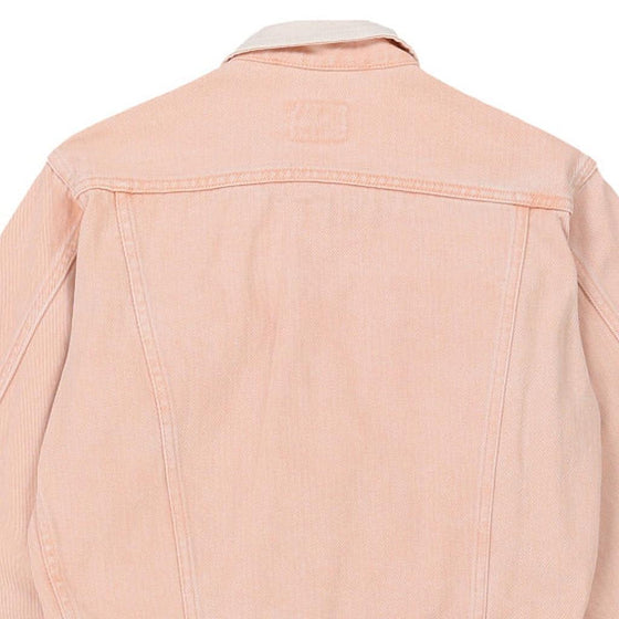 Age 8 Valentino Denim Jacket - Small Pink Cotton