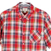 Vintage red Timberland Short Sleeve Shirt - mens large