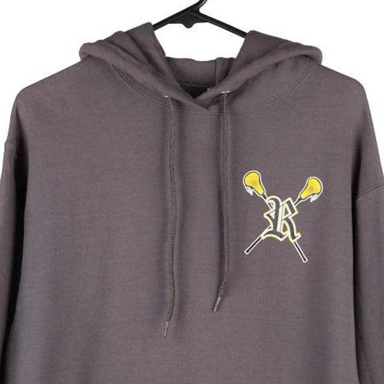 Vintagegrey Royals Lacrosse Port & Company Hoodie - mens medium