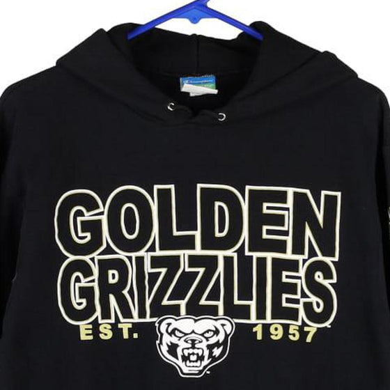 Golden Grizzlies Champion Hoodie - Small Black Cotton Blend - Thrifted.com