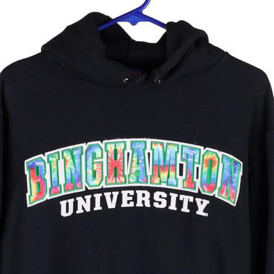 Binghamton University Champion Hoodie - Small Navy Cotton Blend - Thrifted.com