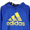 Vintage blue Adidas Hoodie - mens x-small