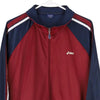 Vintage burgundy Asics Track Jacket - mens xx-large