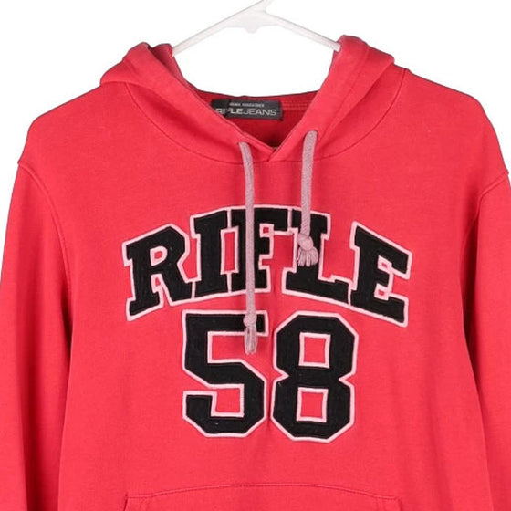 Vintage red Rifle Hoodie - mens large