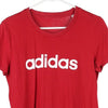 Vintage red Adidas T-Shirt - womens medium