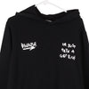 Vintage black Disclaimer Hoodie - mens x-large