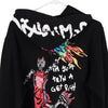 Vintage black Disclaimer Hoodie - mens x-large