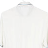 Vintage white Gas Polo Shirt - mens medium