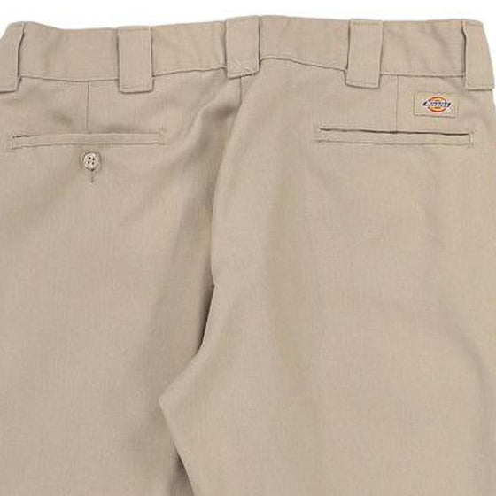 Dickies Trousers - 37W 29L Beige Cotton Blend - Thrifted.com