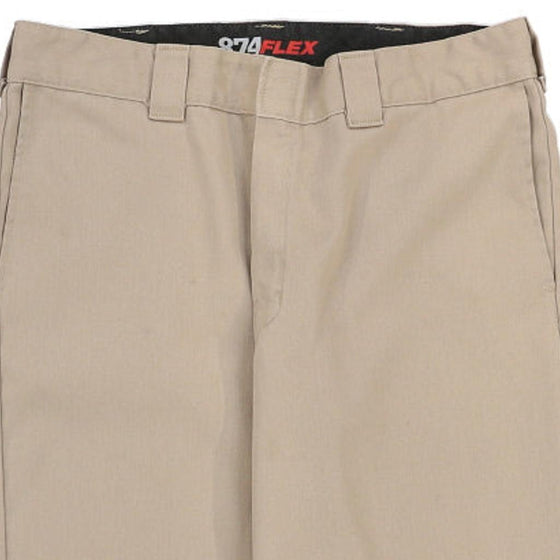 Dickies Trousers - 37W 29L Beige Cotton Blend - Thrifted.com