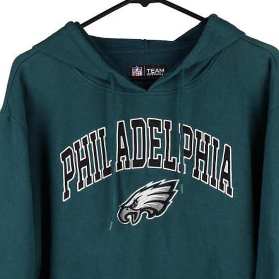 Philadelphia Eagles Nfl Hoodie - XL Green Cotton Blend