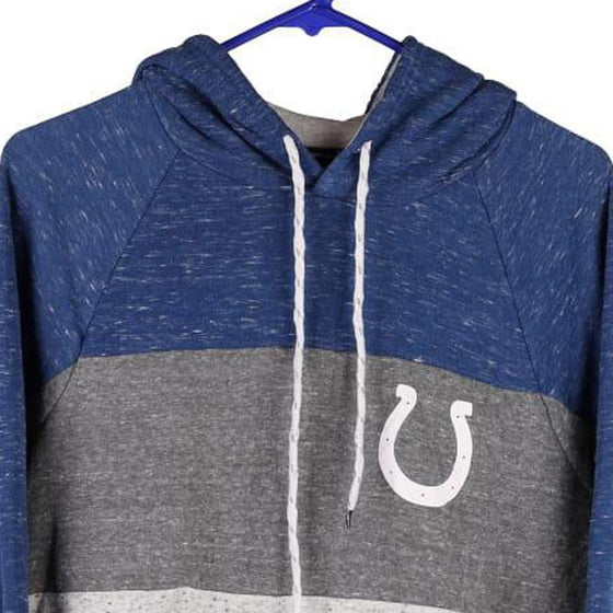 Indianapolis Colts Nfl NFL Hoodie - Small Block Colour Cotton Blend - Thrifted.com