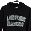 Old Westbury Panthers Champion Hoodie - Small Black Cotton Blend - Thrifted.com