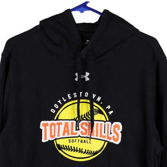 Total Skills Softball Under Armour Hoodie - Medium Black Cotton Blend - Thrifted.com