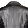 Vintage black Unbranded Leather Jacket - womens x-large