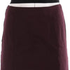 Vintage burgundy Benetton Midi Skirt - womens 28" waist