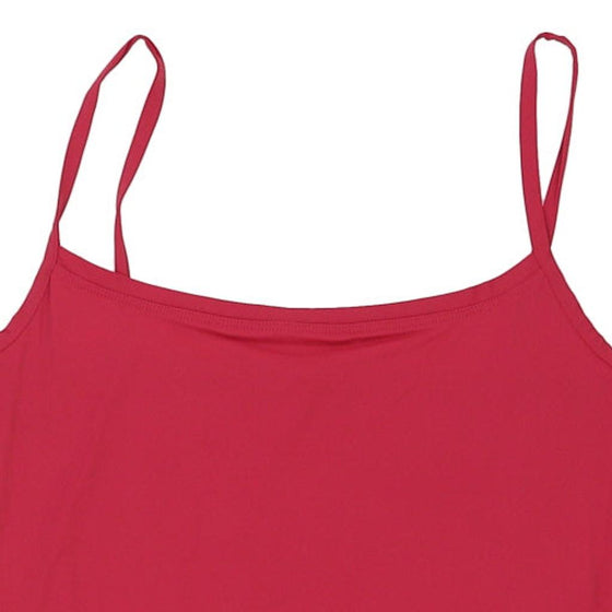 Vintage red Unbranded Strap Top - womens medium