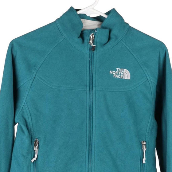 Vintage teal The North Face Fleece - womens small