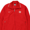 Pre-Loved red England 2012 Nike Track Jacket - mens x-large