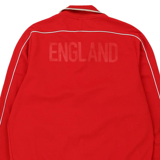 Pre-Loved red England 2012 Nike Track Jacket - mens x-large