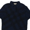 Vintage navy Burberry Polo Shirt - mens x-large