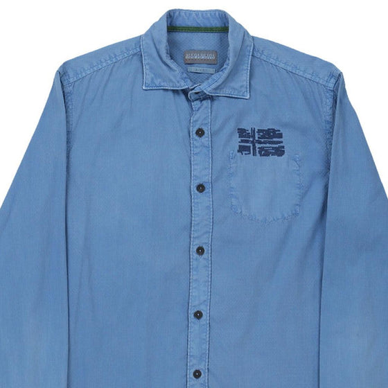 Vintage blue Napapijri Shirt - mens small