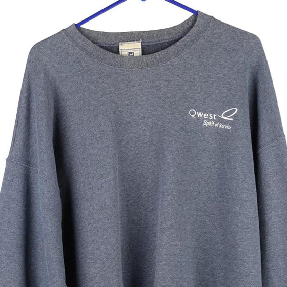 Vintage grey Qwest Lee Sweatshirt - mens xx-large