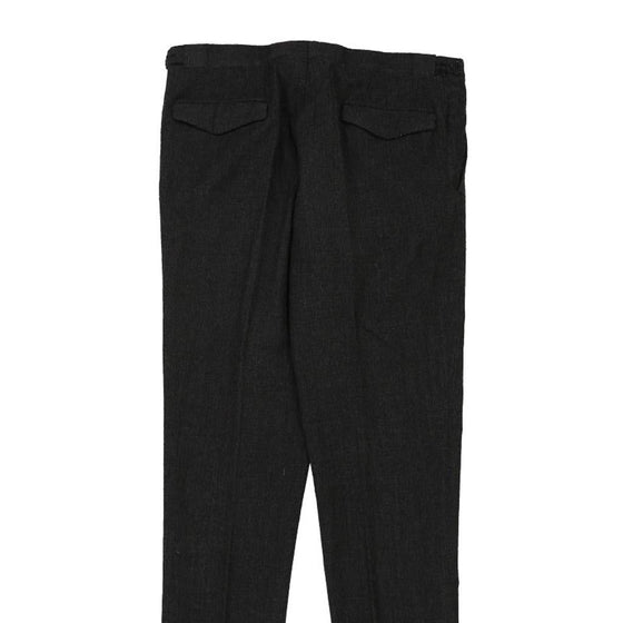 Dolce & Gabbana Trousers - 34W UK 12 Grey Wool