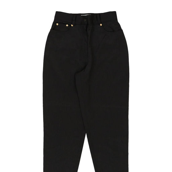 Versus By Versace Trousers - 27W UK 10 Navy Viscose