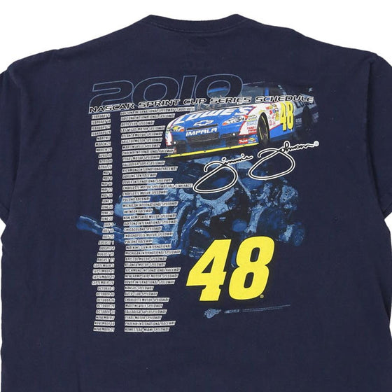 Vintage navy Jimmie Johnson Winners Circle T-Shirt - mens xx-large