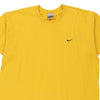 Vintage yellow Nike T-Shirt - mens x-large