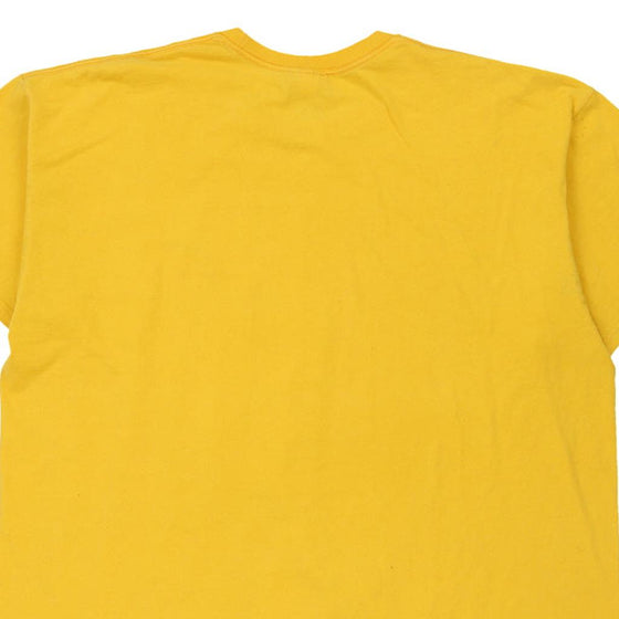 Vintage yellow Nike T-Shirt - mens x-large