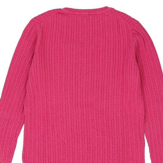 Vintage pink Tommy Hilfiger Jumper - womens medium