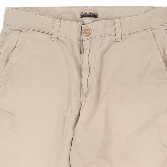 Vintage beige Napapijri Cargo Shorts - mens 34" waist