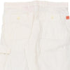 Vintage white Hugo Boss Cargo Shorts - mens 34" waist