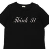 Vintage black Saint Laurent T-Shirt - mens xx-large