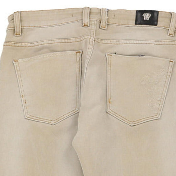 Vintage beige Versace Jeans Couture Trousers - mens 32" waist