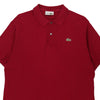 Vintage red Lacoste Polo Shirt - mens x-large