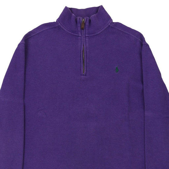 Vintage purple Ralph Lauren 1/4 Zip - mens x-large