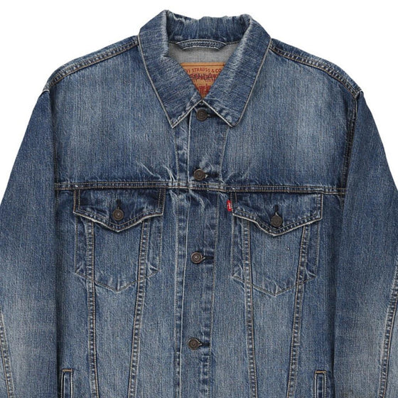 Vintage blue Levis Denim Jacket - mens xx-large