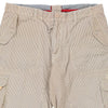 Vintage beige Ganesh Cargo Shorts - mens 36" waist