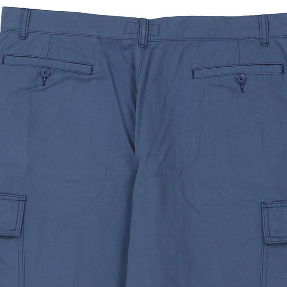 Vintage blue Sea Barrier Cargo Shorts - mens 38" waist