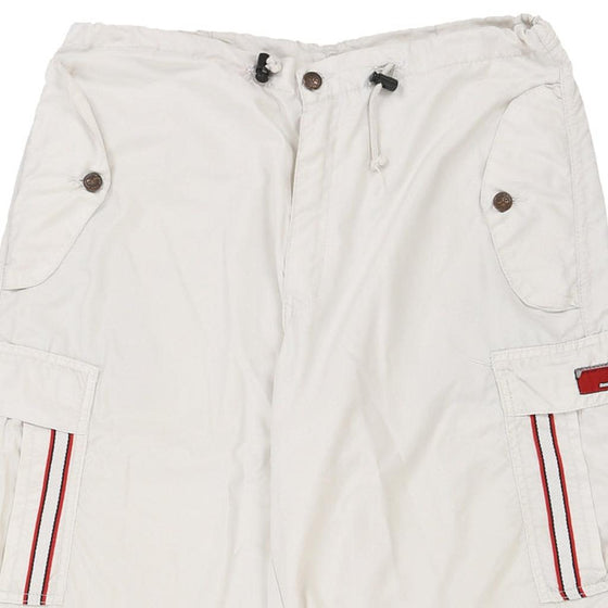 Vintage white Just For Cool People Cargo Shorts - mens large