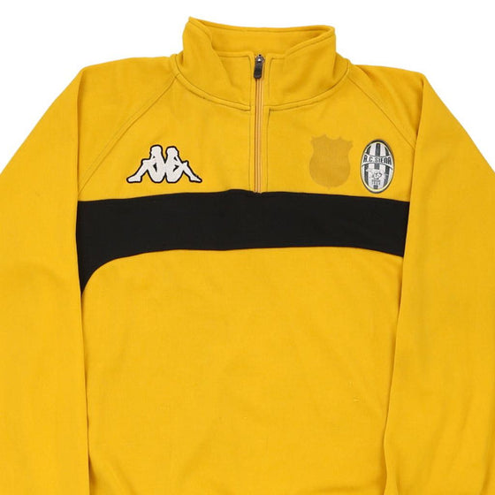 Vintage yellow FC Siena Kappa Track Jacket - mens x-large