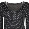 Vintage black Calliope Long Sleeve Top - womens medium