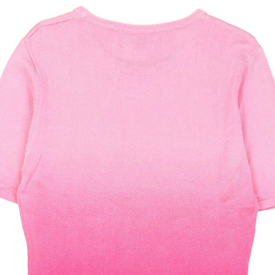 Nutshell Top - Medium Pink Viscose Blend - Thrifted.com