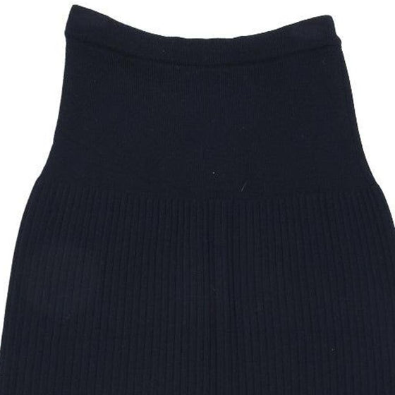 Betty Barclay Maxi Maxi Skirt - 27W UK 8 Navy Cotton - Thrifted.com